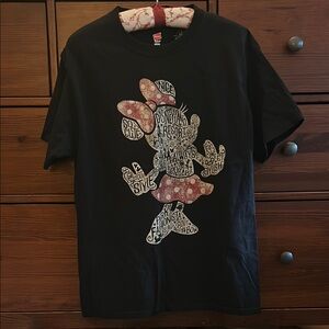Disney Black and Red Minnie Mouse Tee